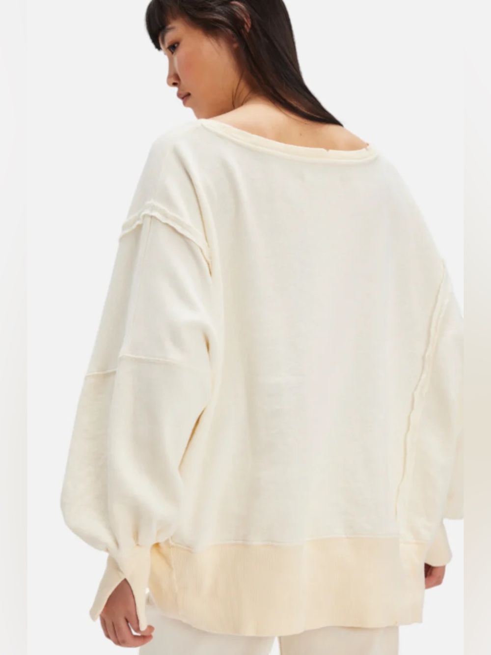 NWT Free People Sardine Graphic Camden Pullover - Picture 2 of 3